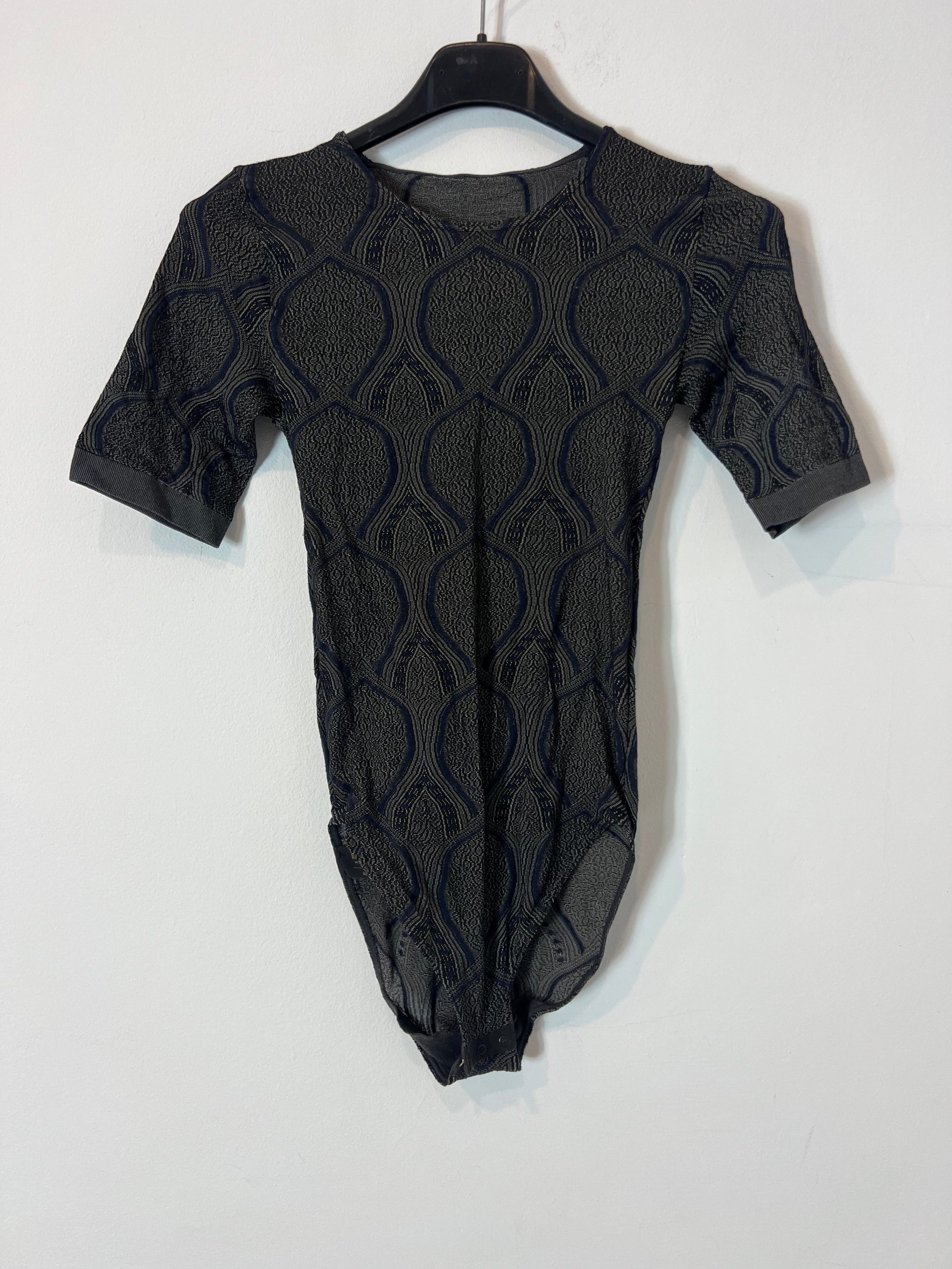 WOLFORD. Body gris estampado elástico. T S