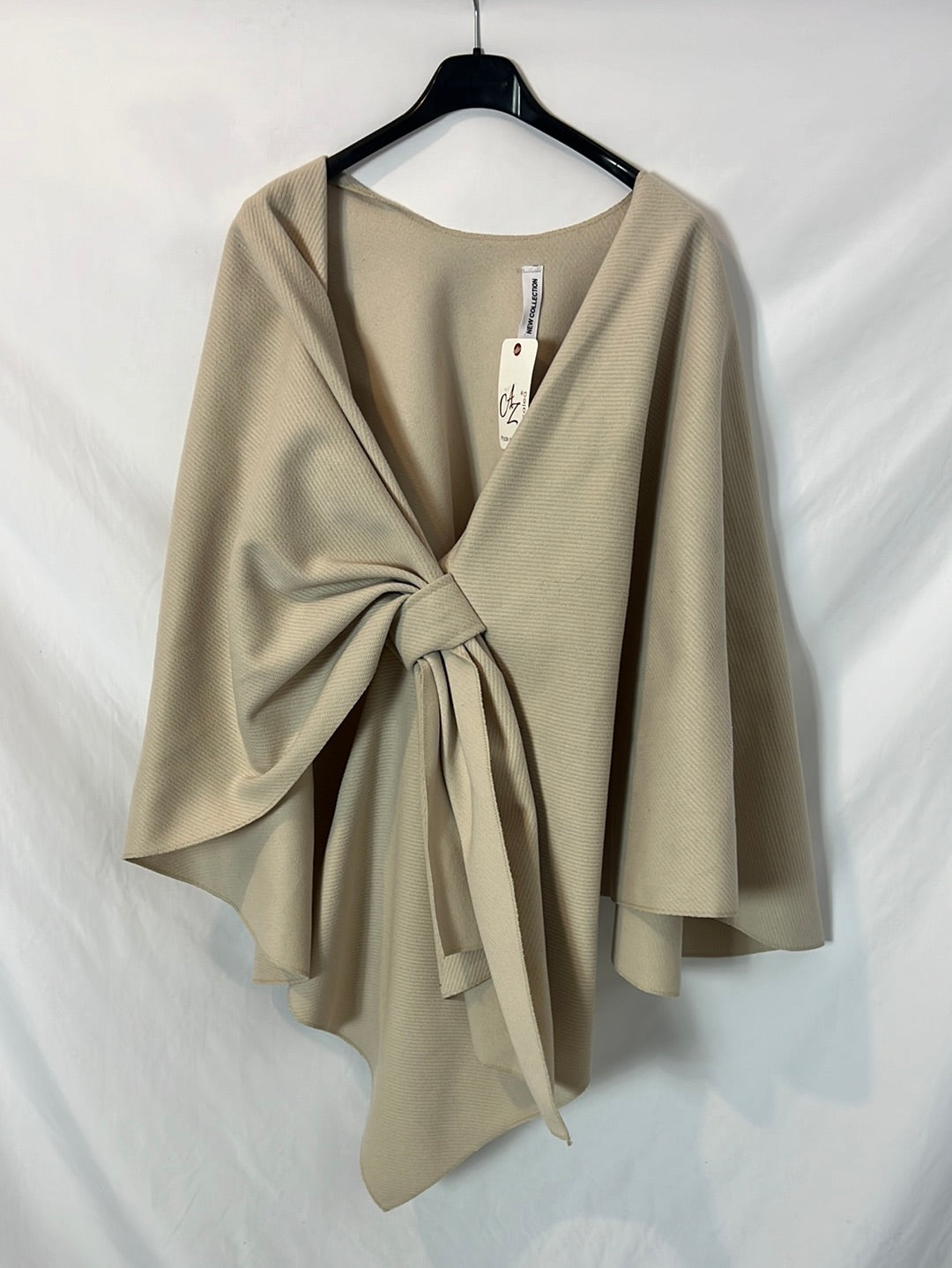 BY AZALEA. Poncho de palo beige TU(m/l)