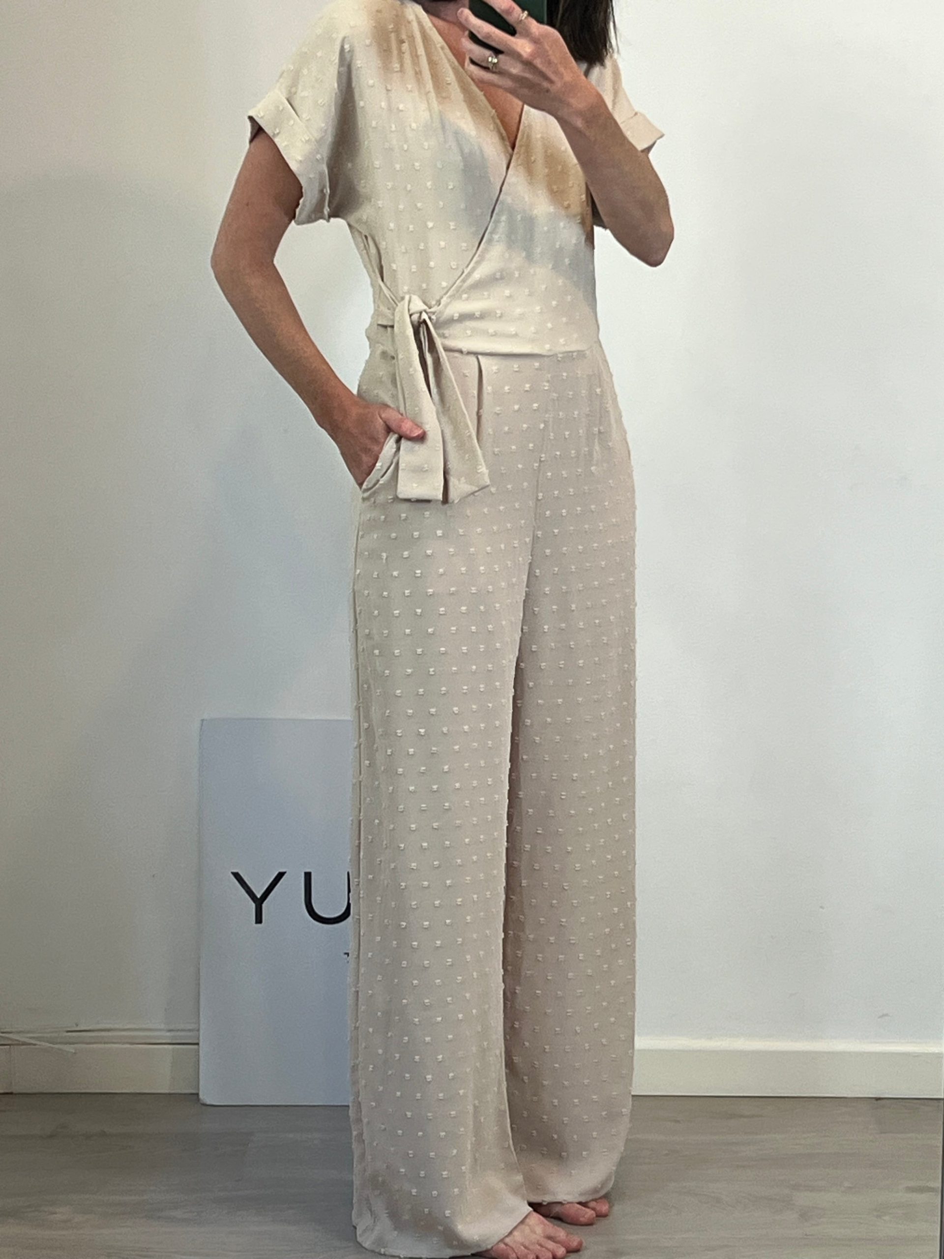 CORTEFIEL. Mono beige textura. T S