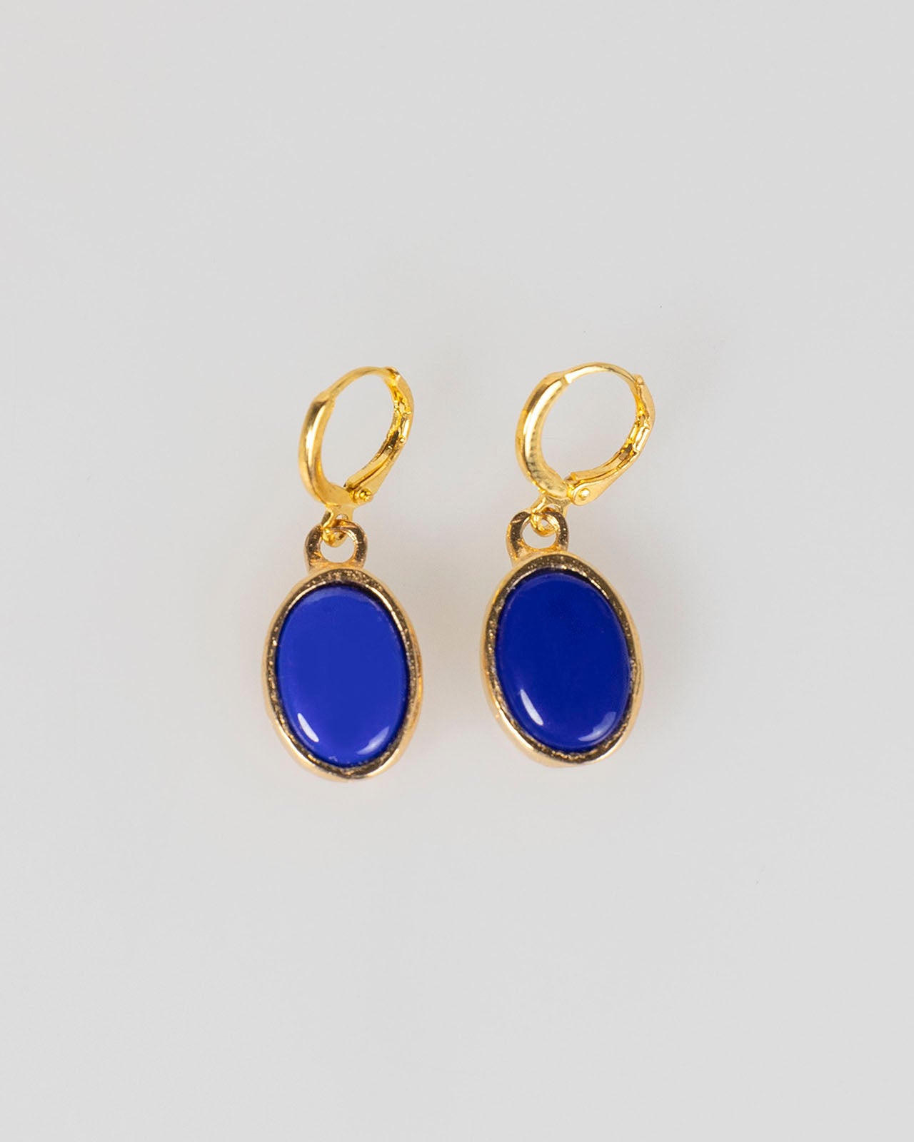 Pendientes piedra azul