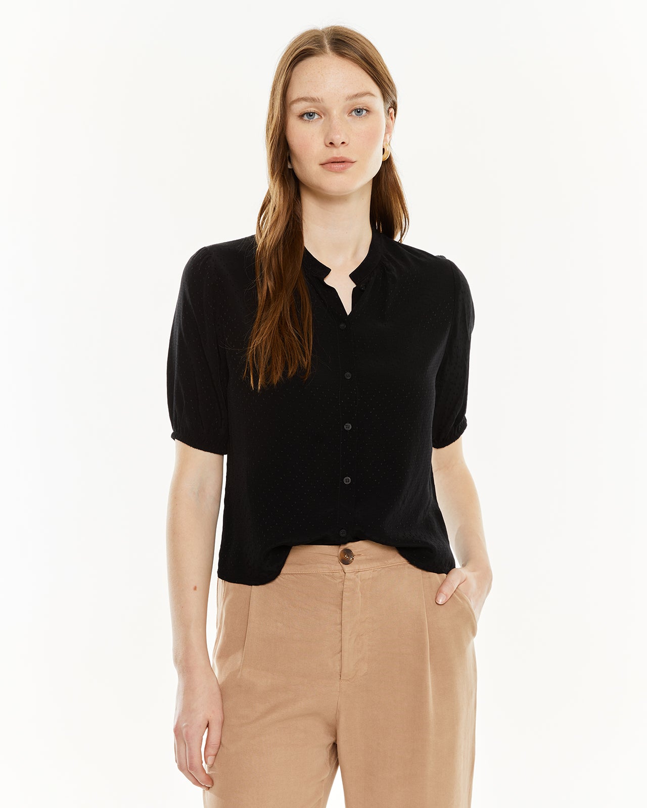 Camisa mangas abullonadas