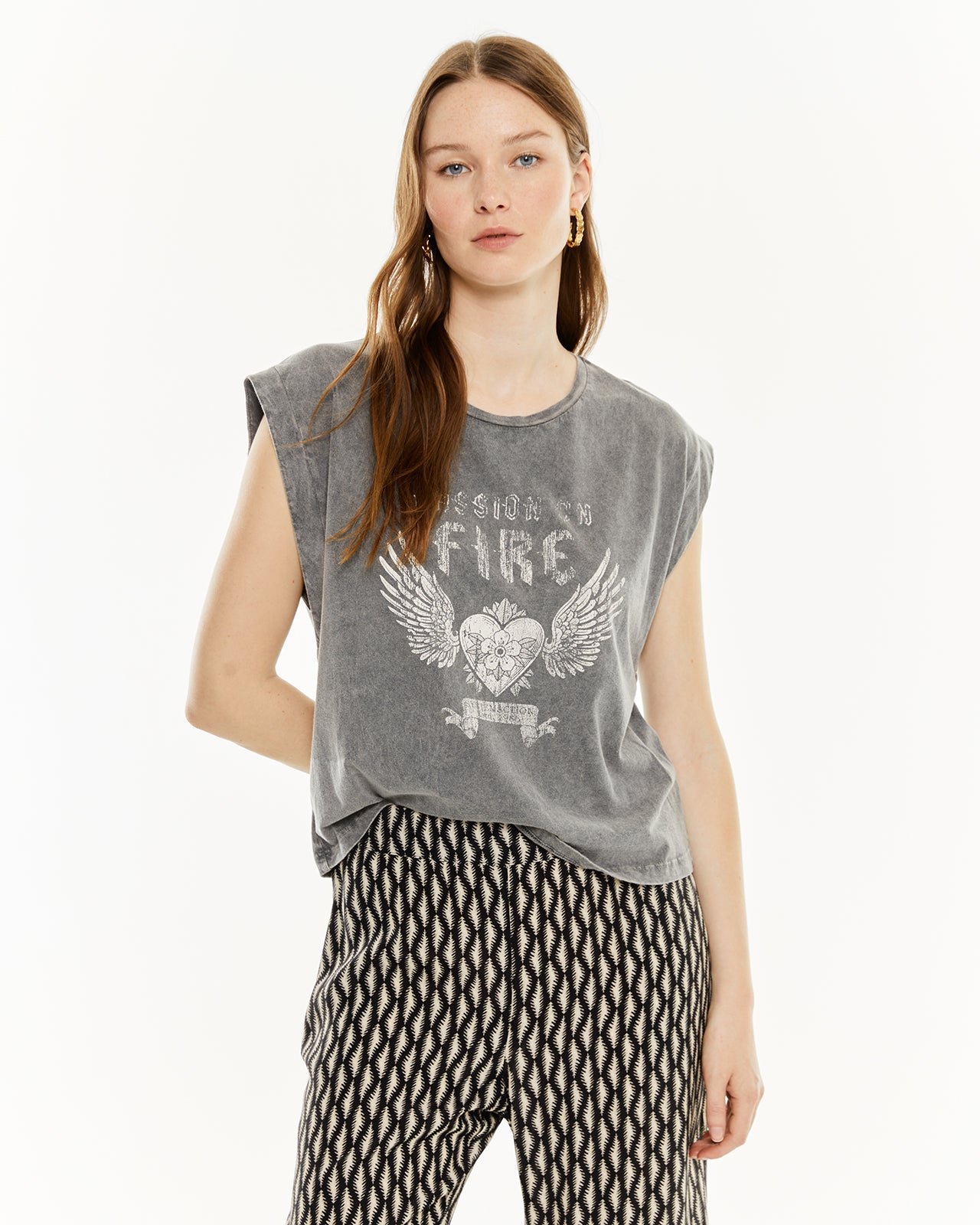 Camiseta posicional corazón