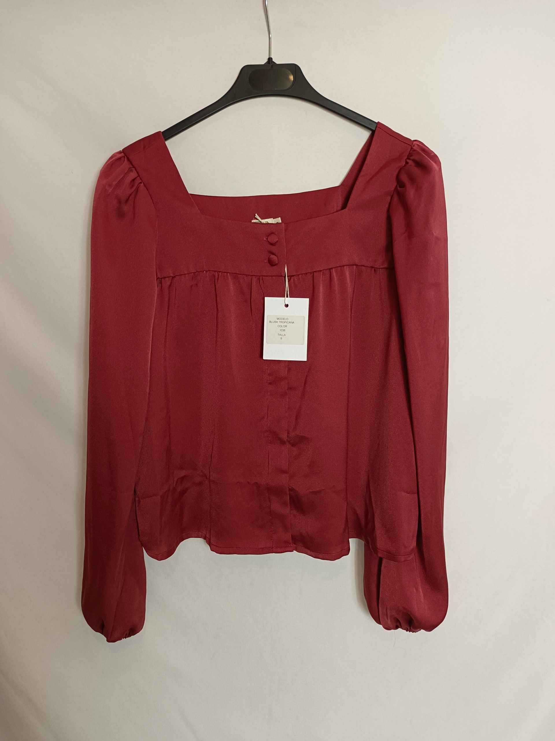 TRIANA BY C. Blusa teja satinada T.s