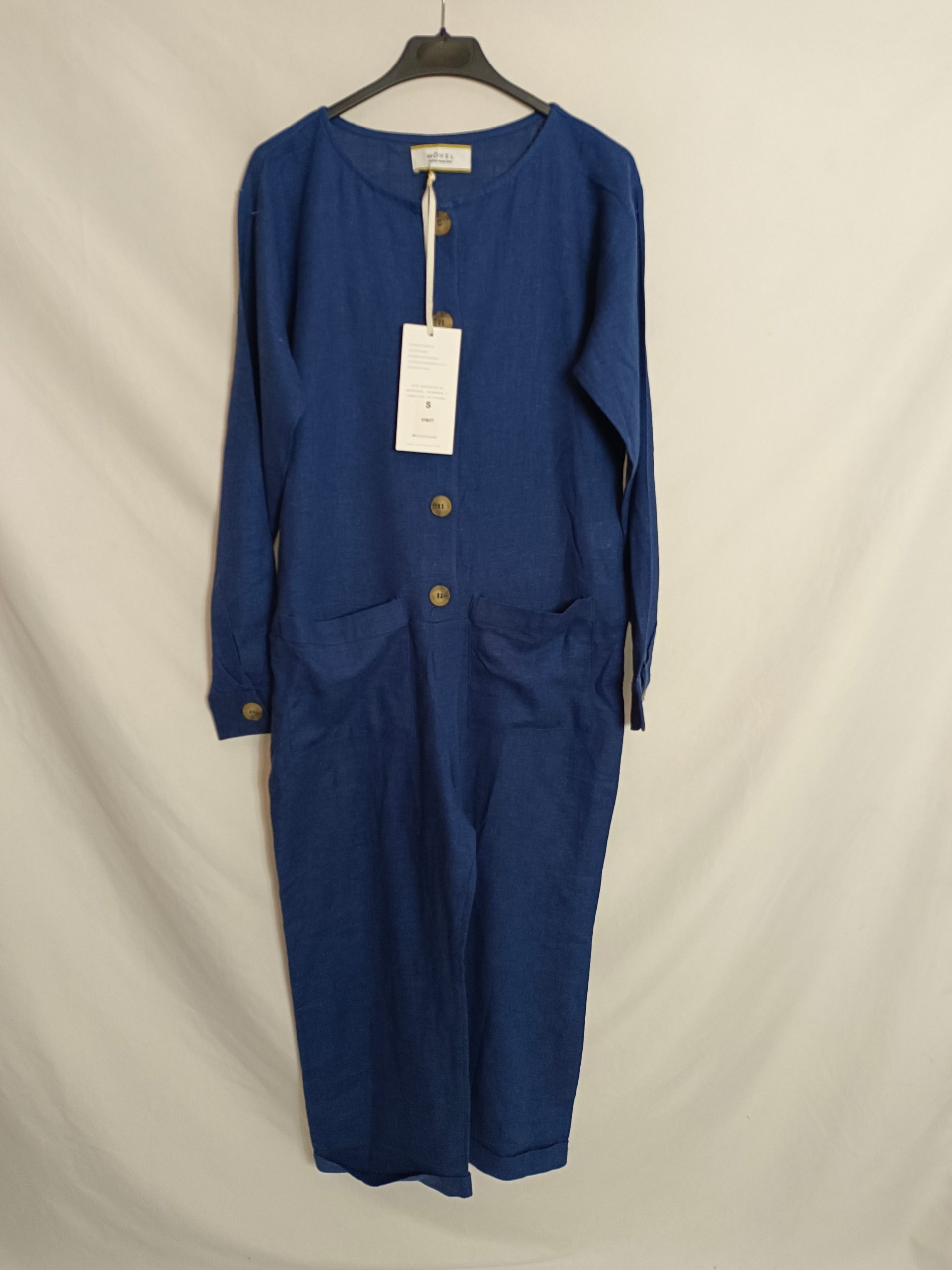 MOHËL. Mono azul abotonado T.s