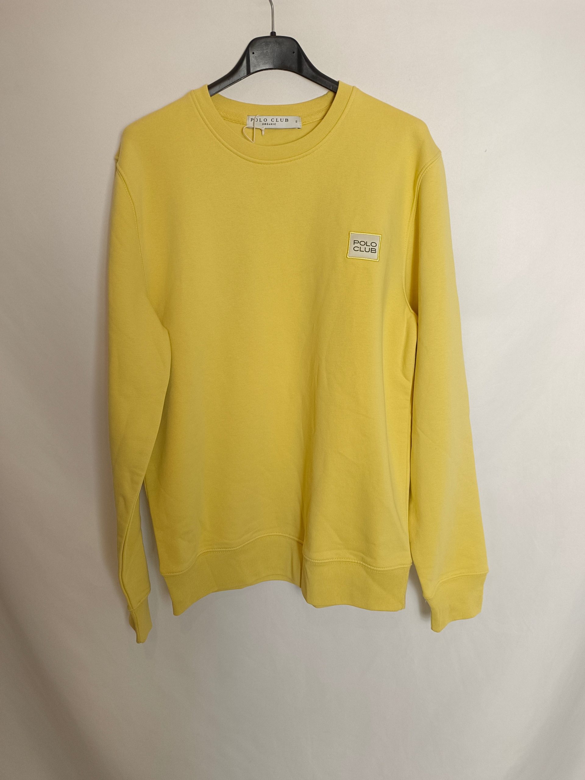 POLO CLUB. sudadera amarilla T.s
