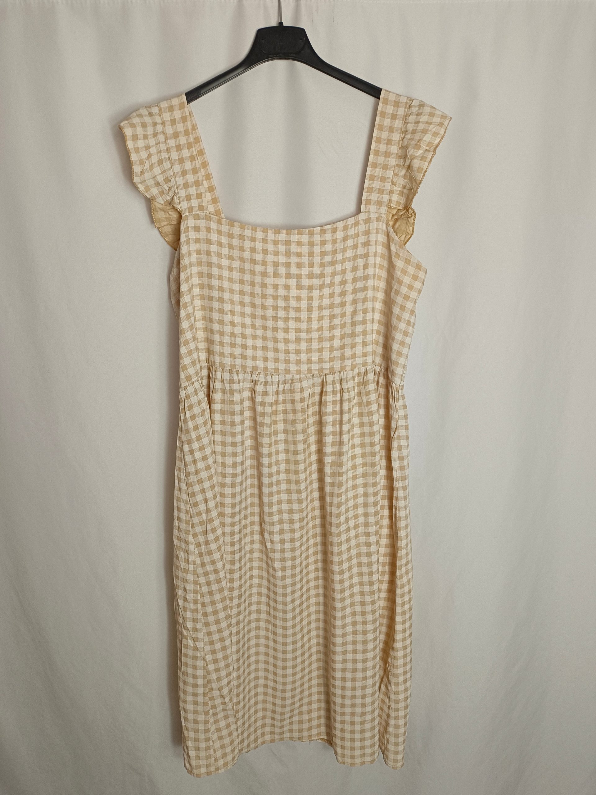 ARMONIAS. Vestido corto cuadros T.l