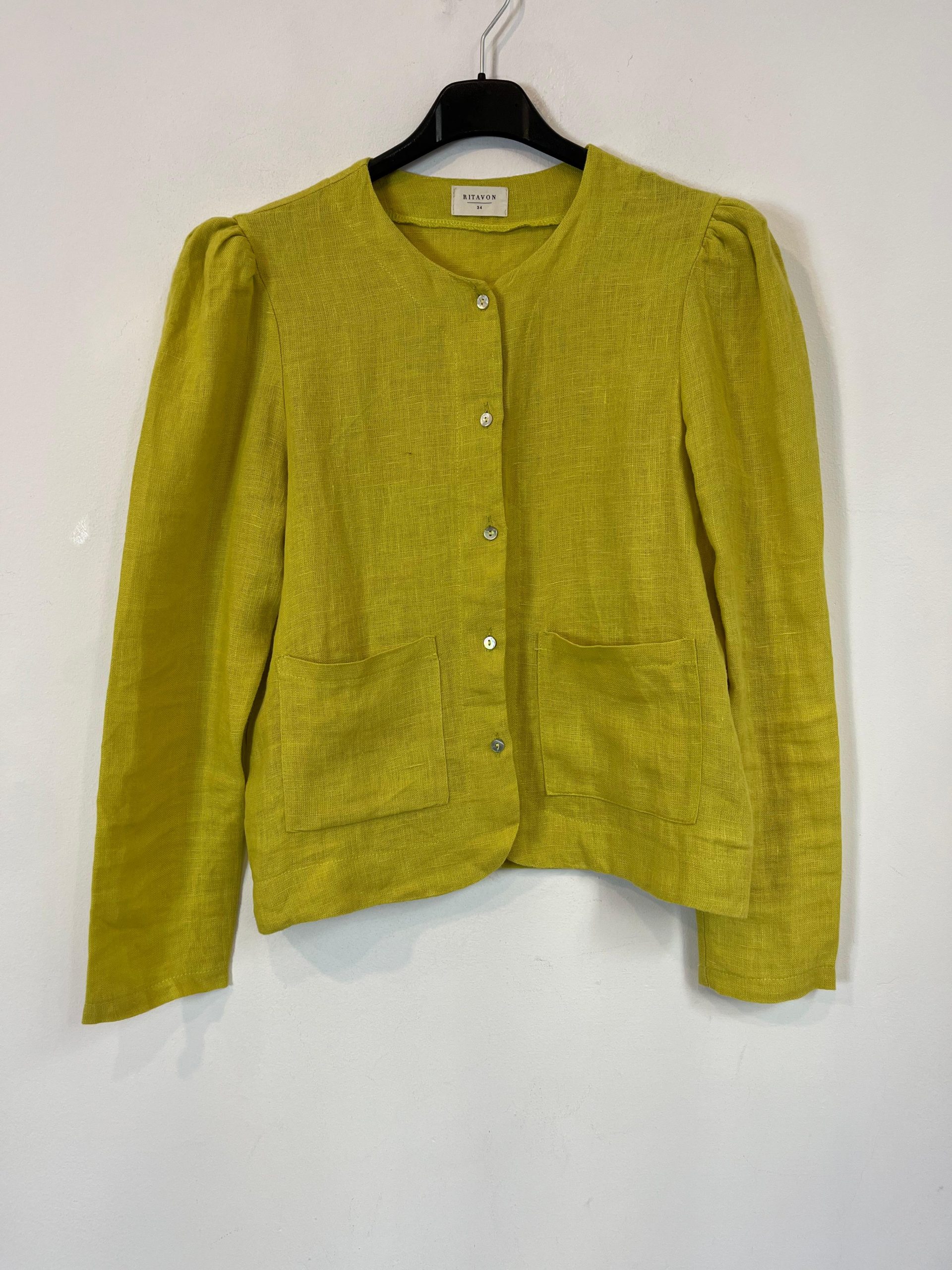 RITAVON. Chaqueta/blusa lino T.34