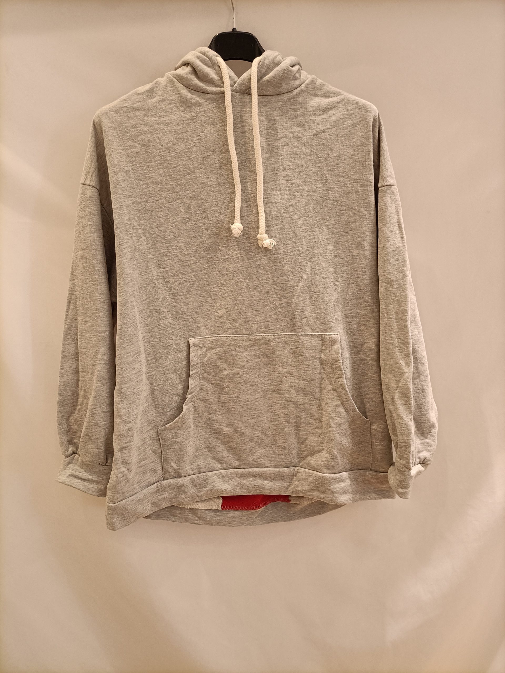 ZARA. Sudadera gris oversized T.m