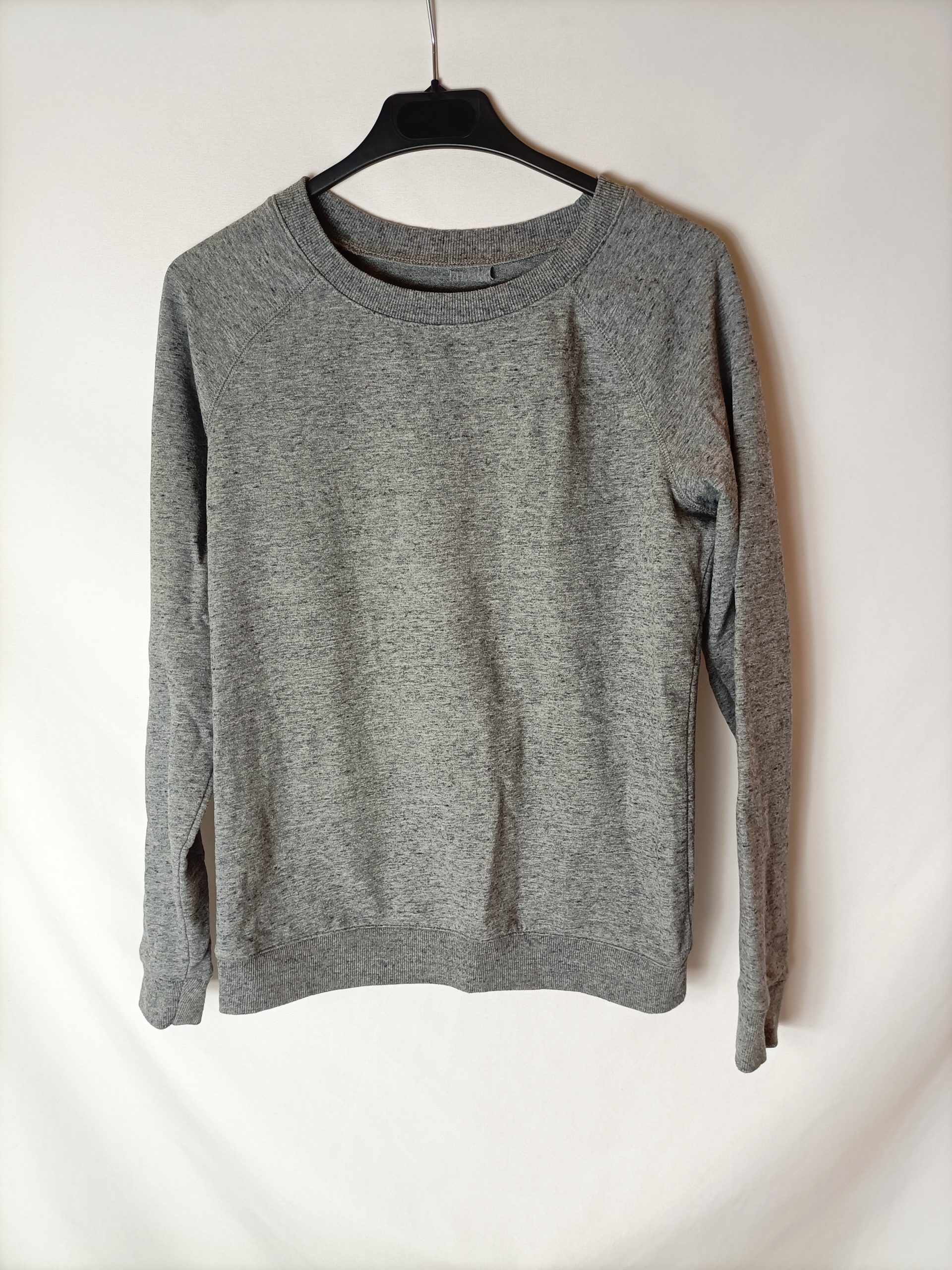 OTRAS. Sudadera gris jaspeada T.u(s)