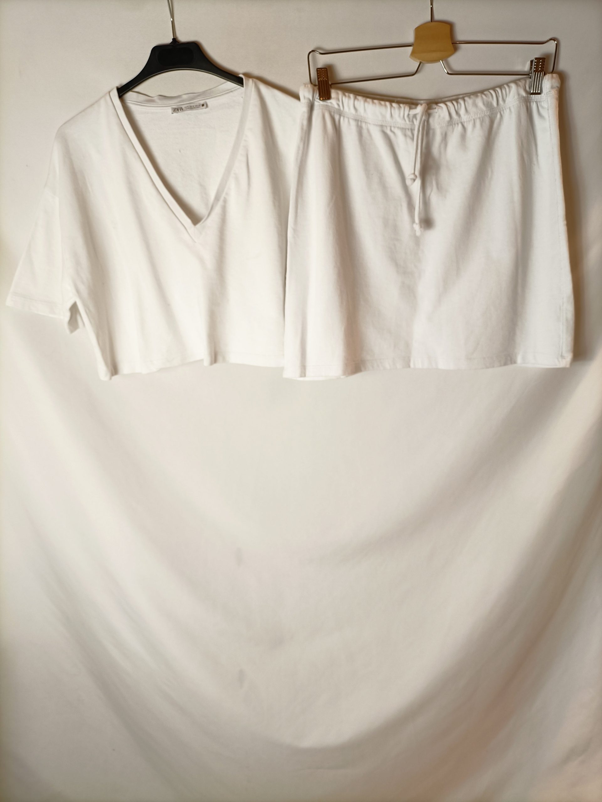 ZARA. Total look blanco T.s/m