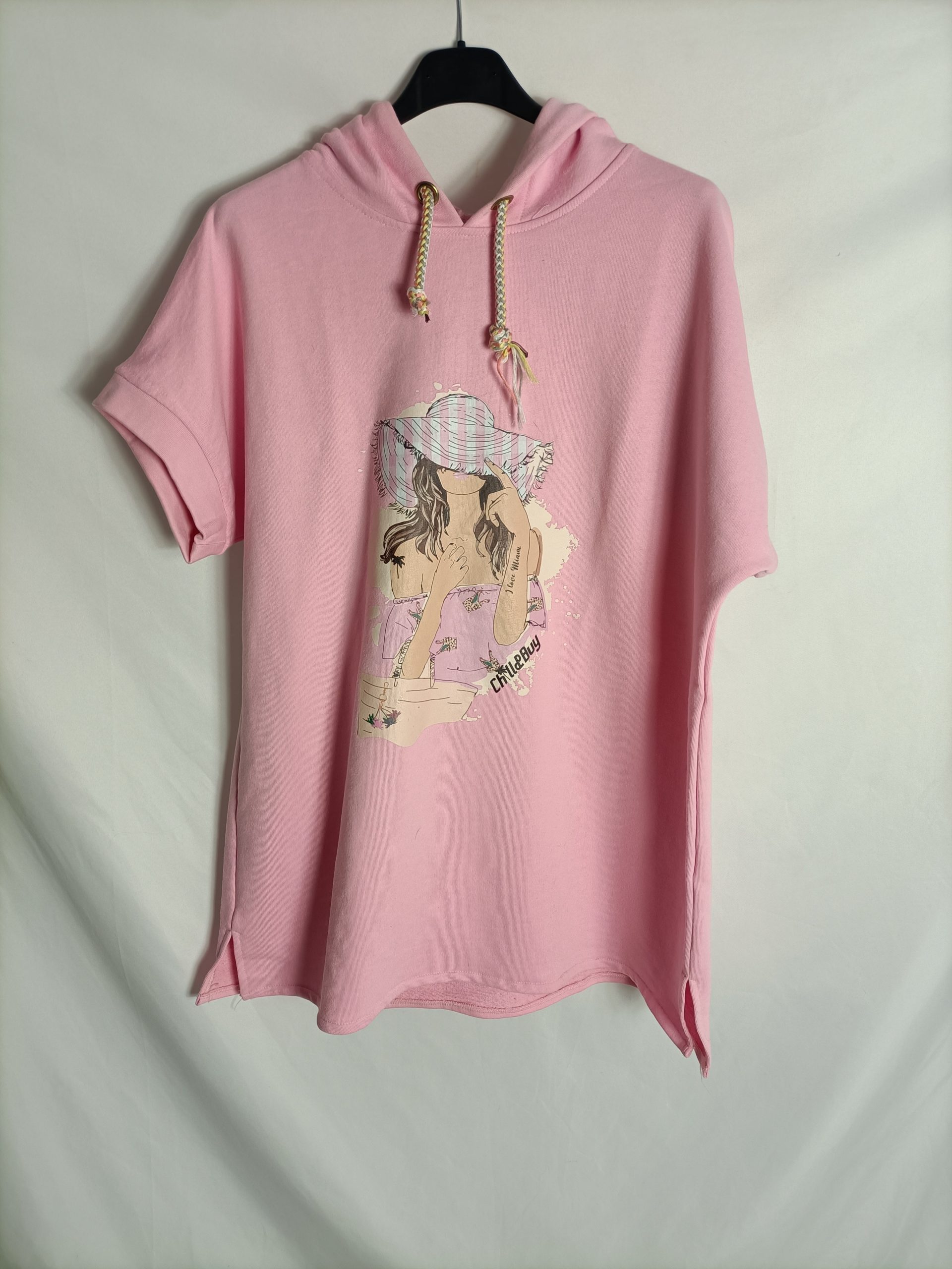 CHILL&BUY. Vestido rosa chica TU(S)