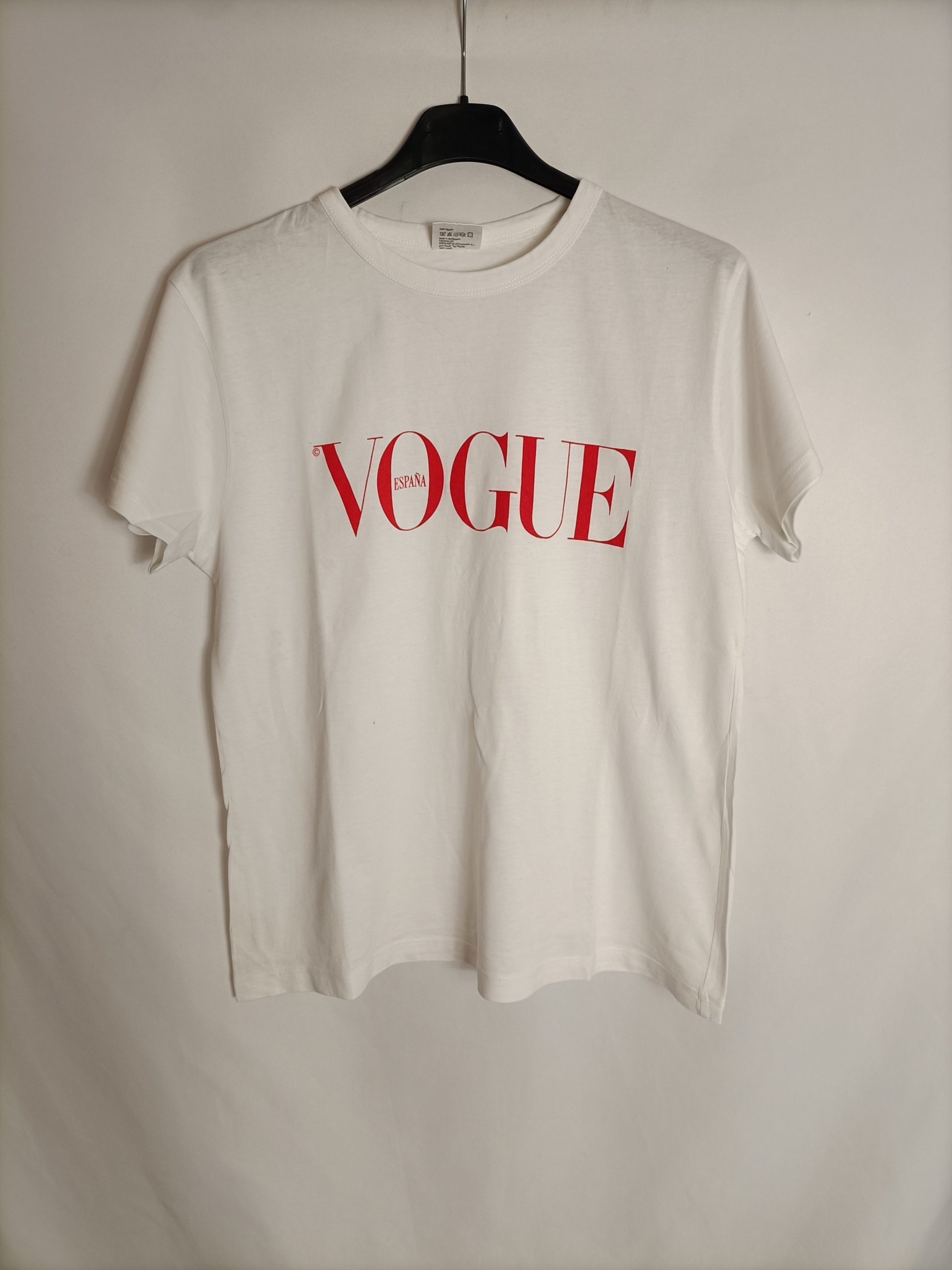 VOGUE. Camiseta blanca "vogue" Tu(s)