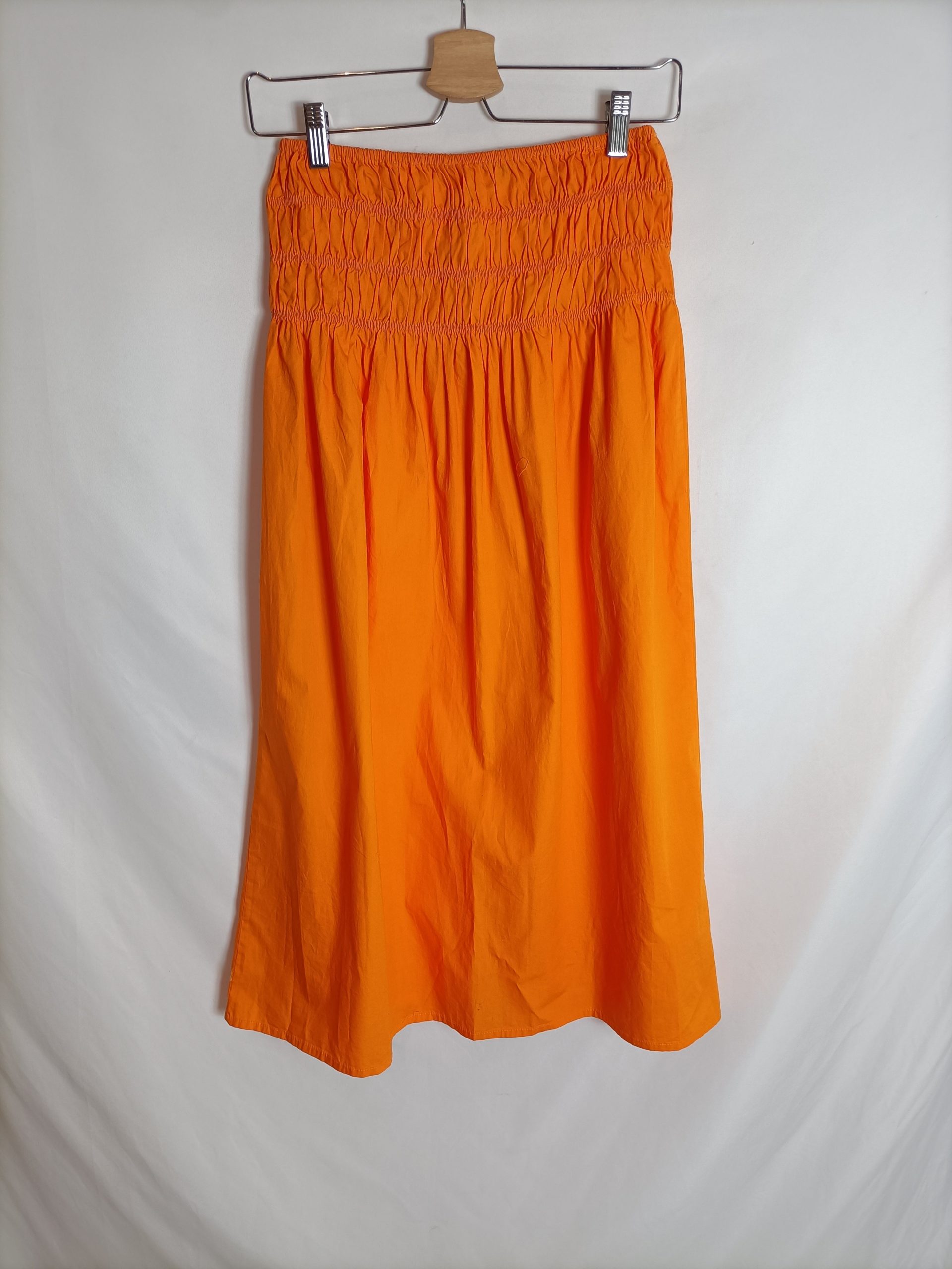 AMERICAN VINTAGE. Falda midi naranja T.u(s/m)