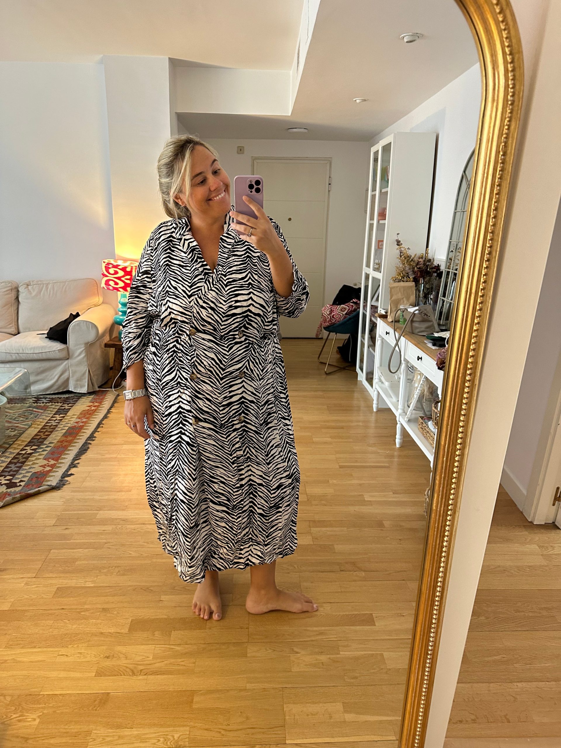 ASOS. Vestido animal print T.54