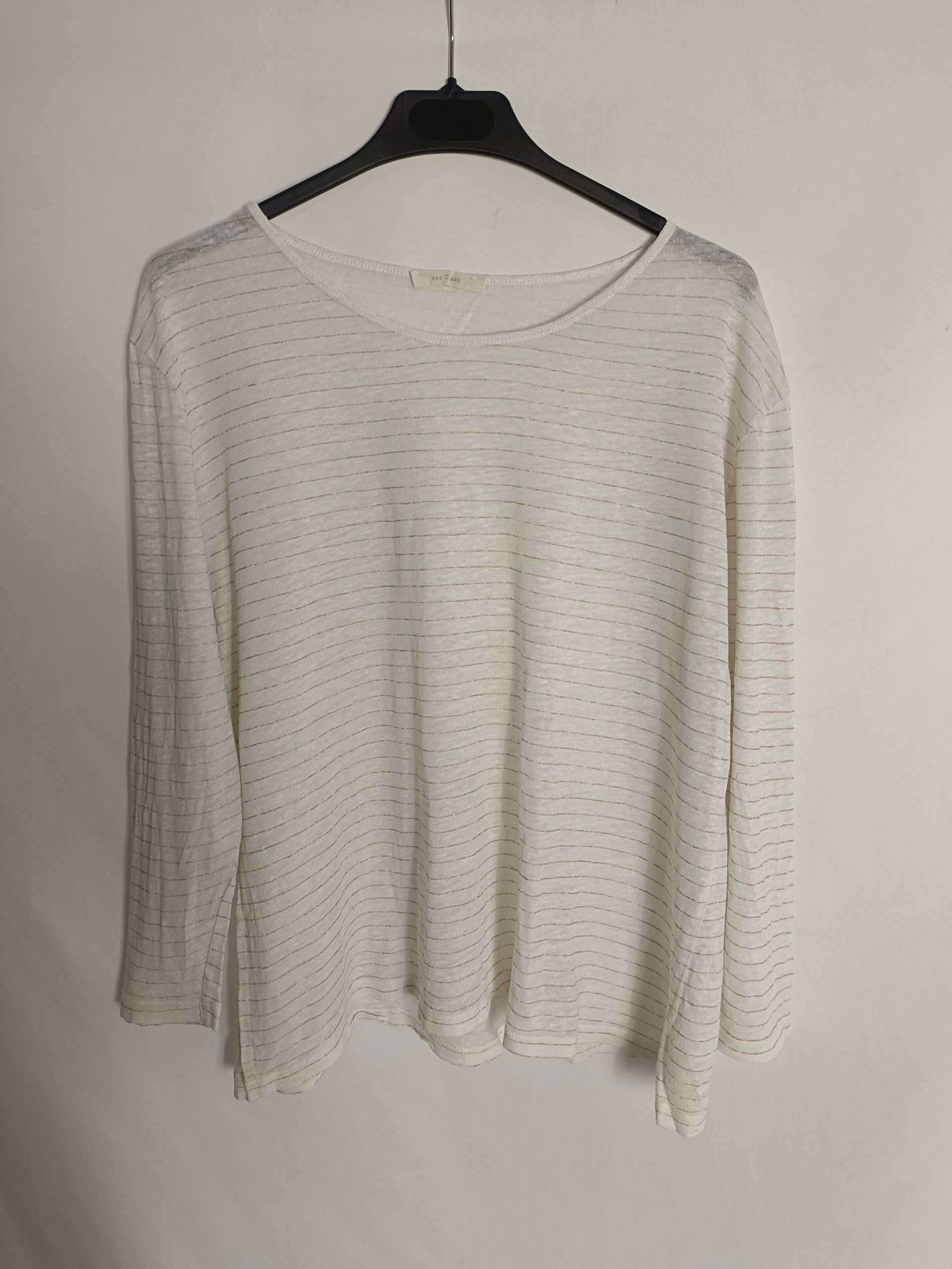 ESE O ESE. Camiseta blanca lino T.s