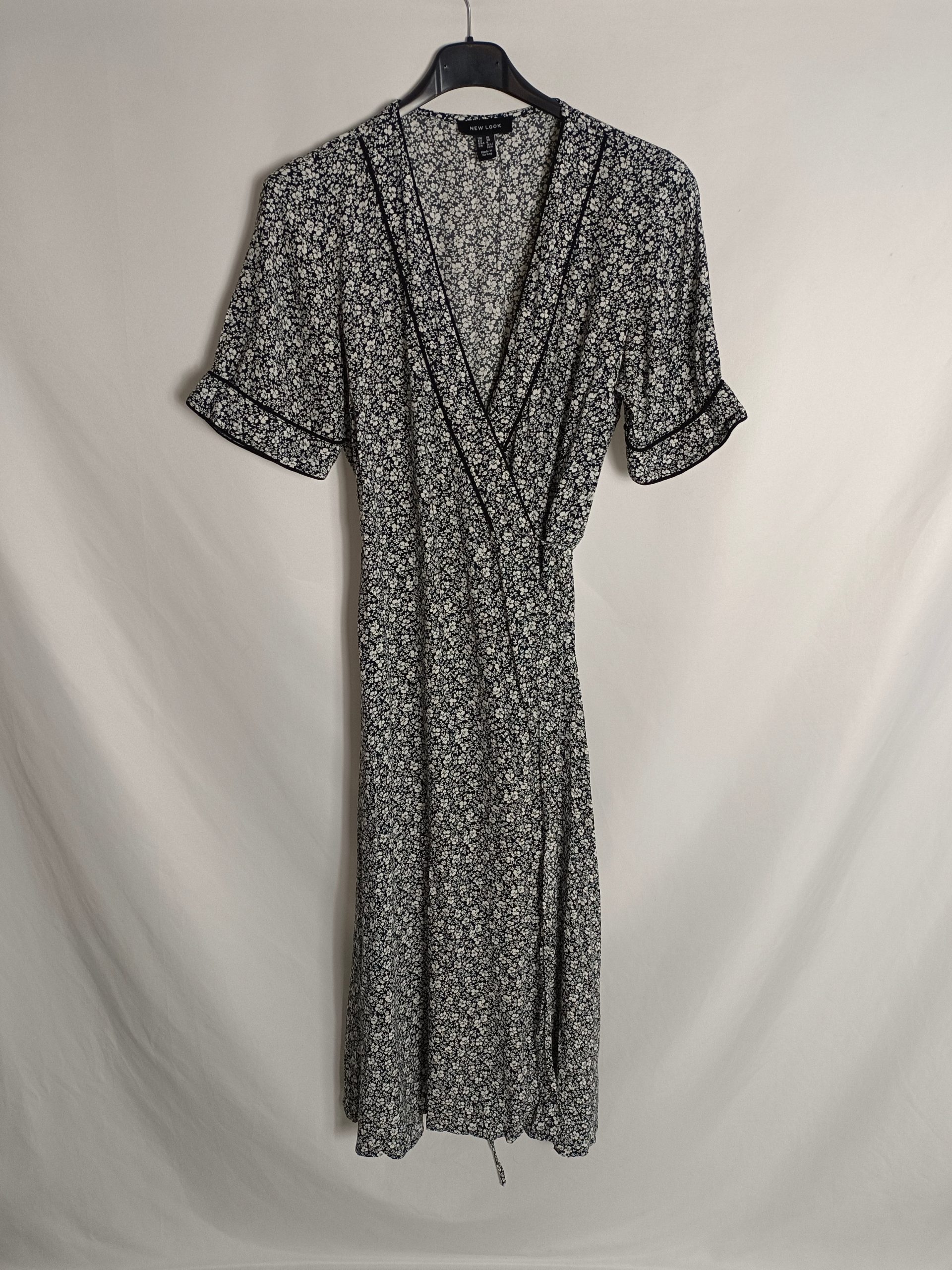 NEW LOOK. Vestido midi flores T.38