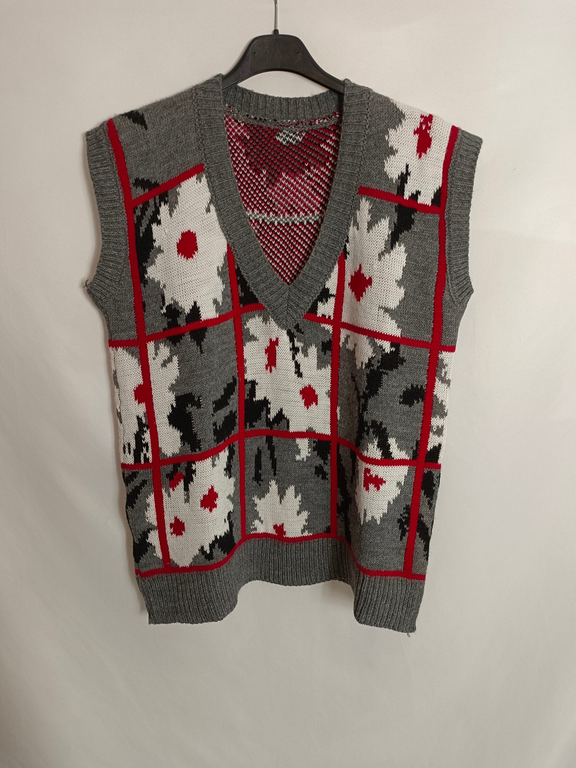 OTRAS. Jersey sin mangas gris TU(m)