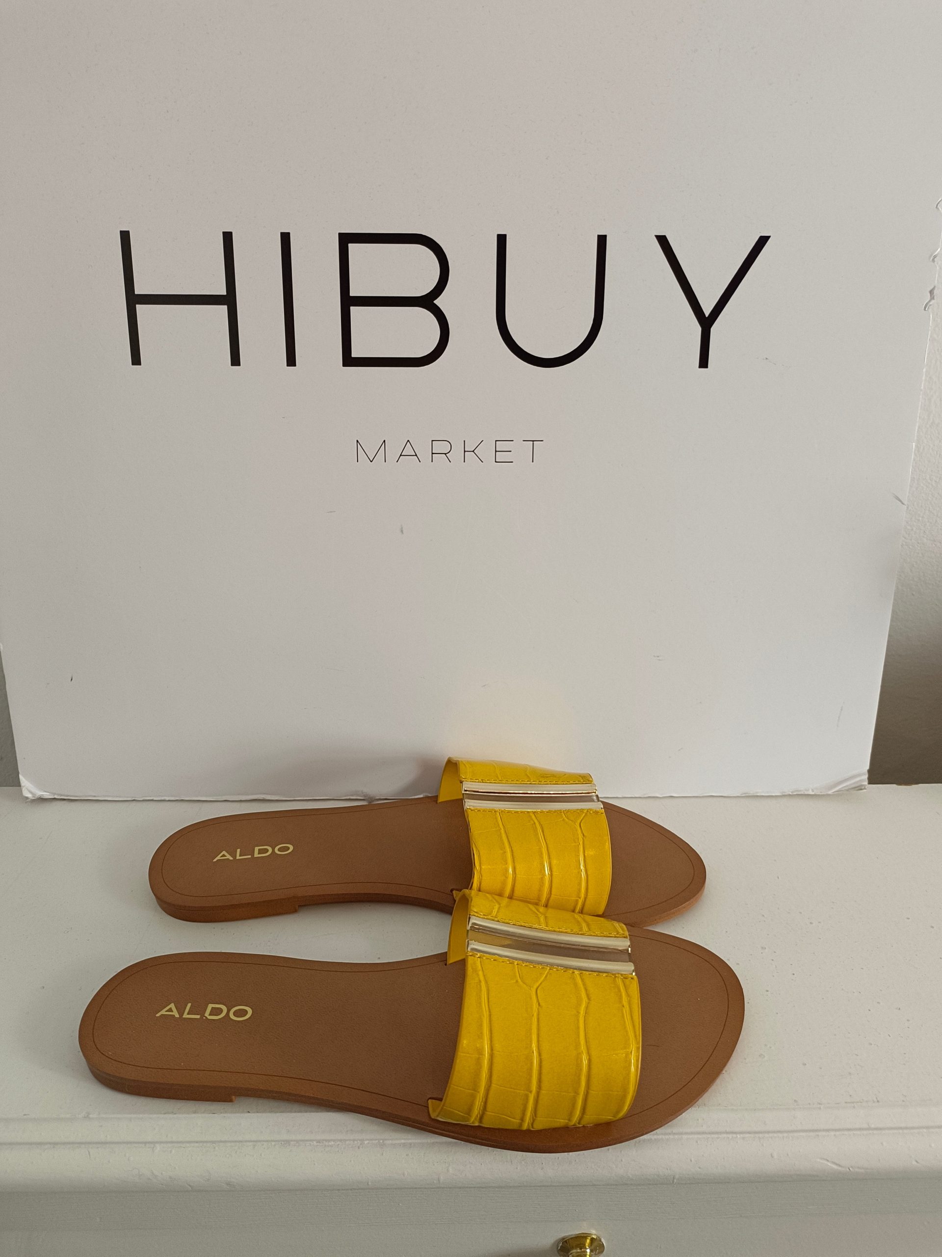 ALDO. Sandalias amarillas T.37