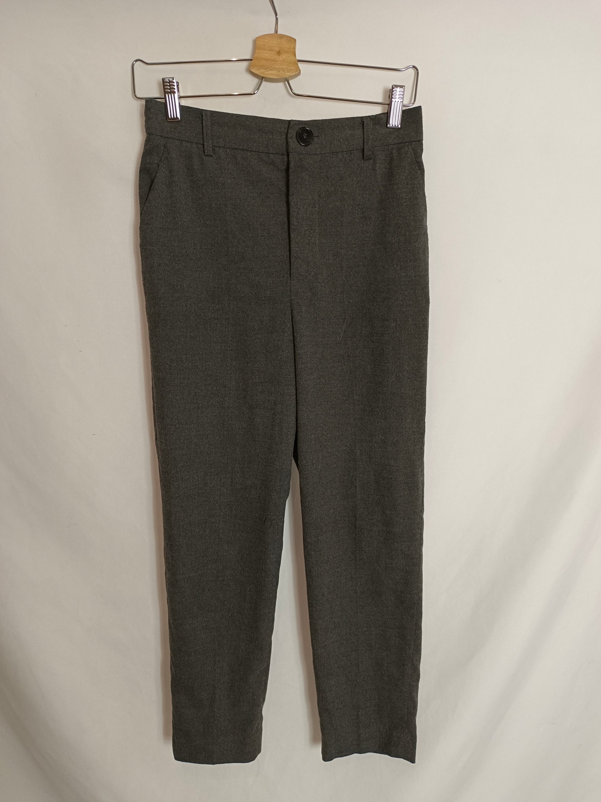 OTRAS. Pantalones grises fluidos T.34