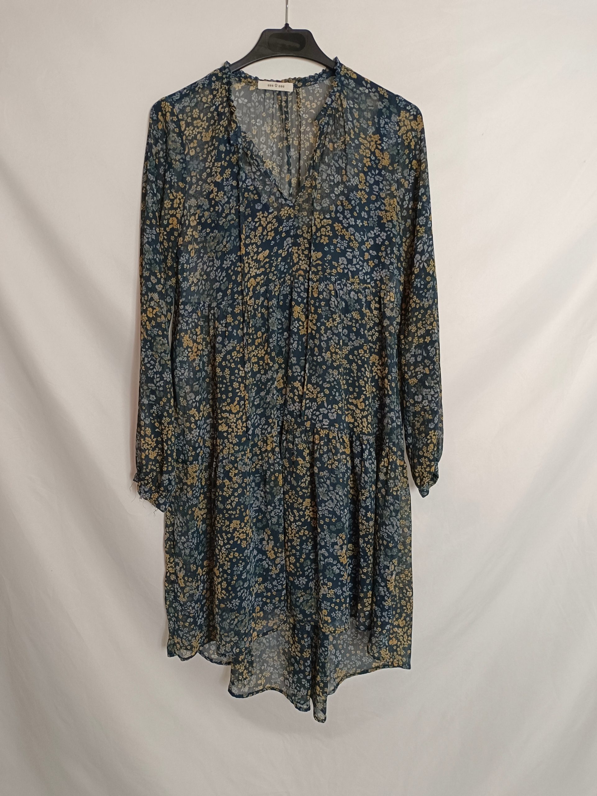 ESE O ESE. Vestido corto flores. TU(S)