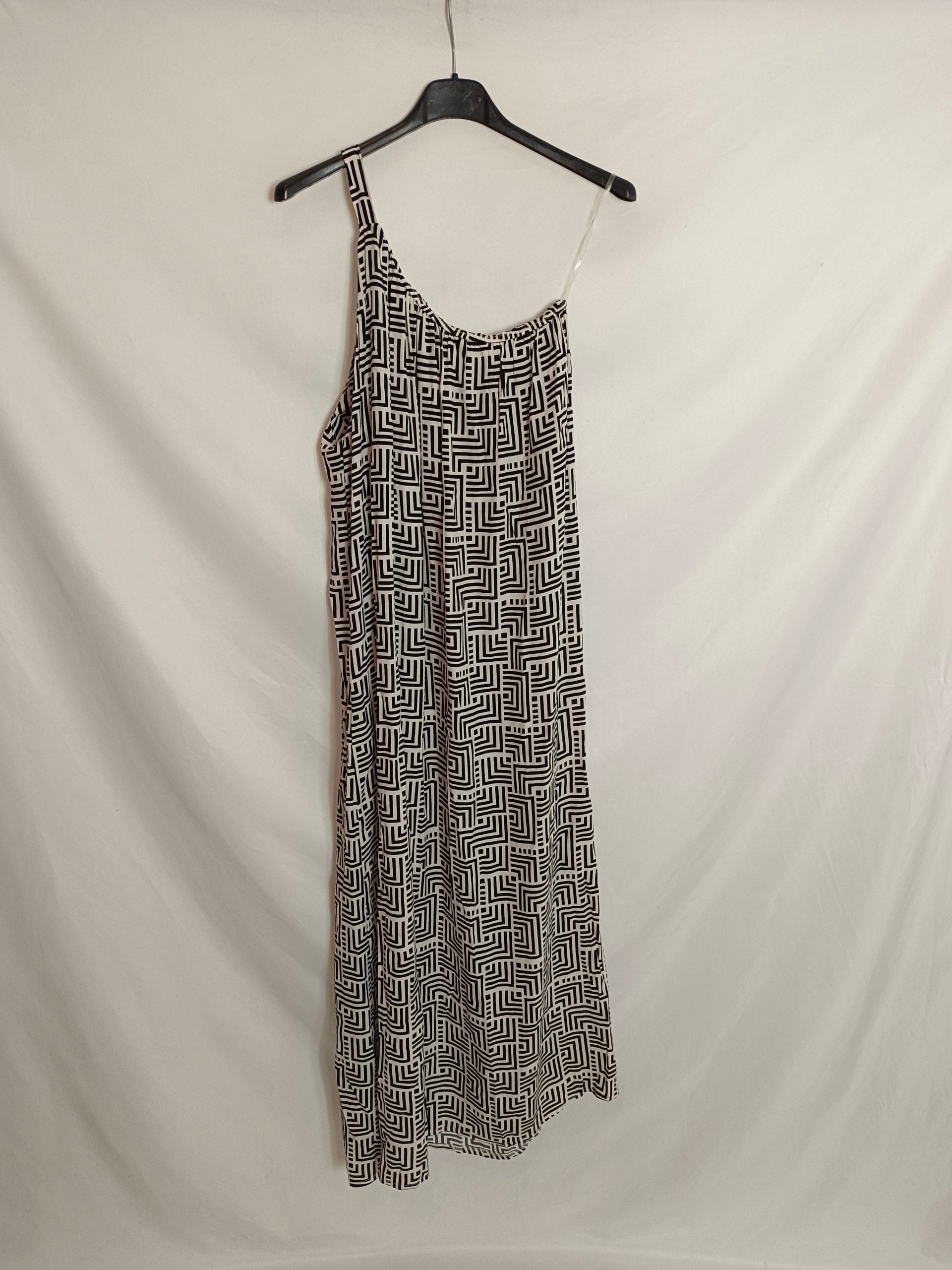 AMEE. Vestido asimétrico midi T.l