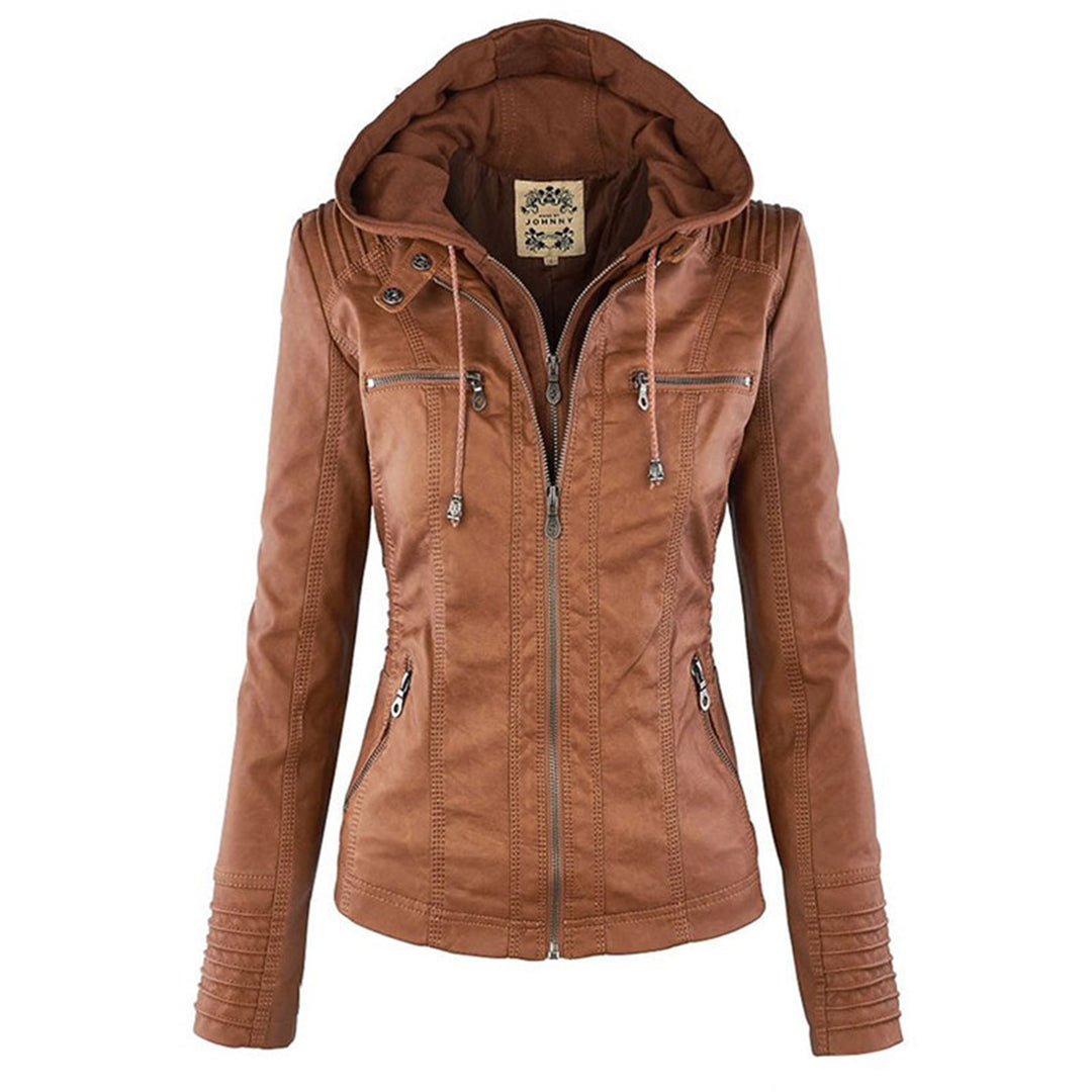 Reyna - Robusta chaqueta de cuero para mujeres