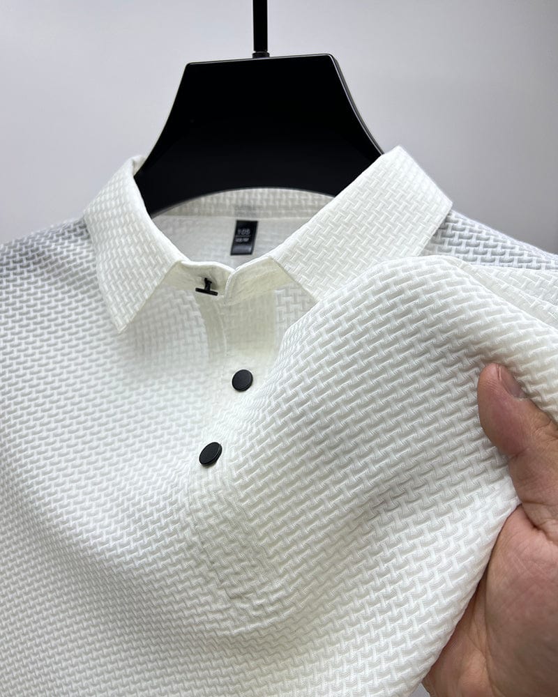 Leonardo - Casual Mesh-Poloshirt para Hombres