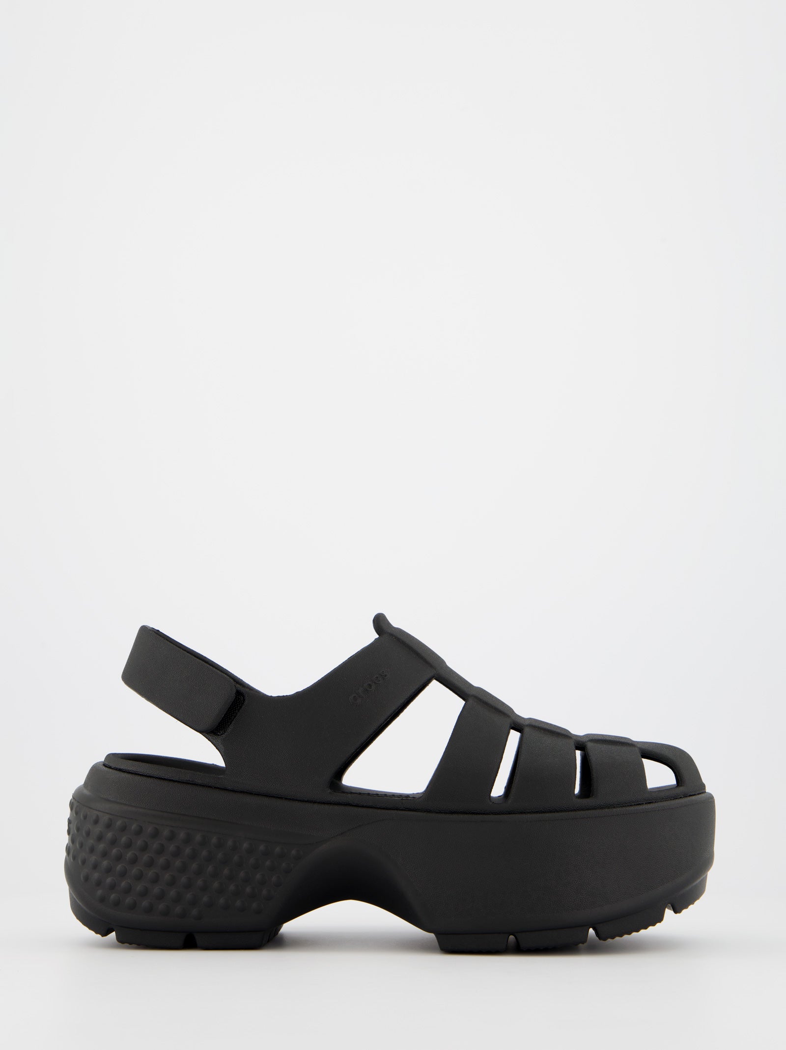 Sandalias cangrejeras de goma con plataforma Crocs