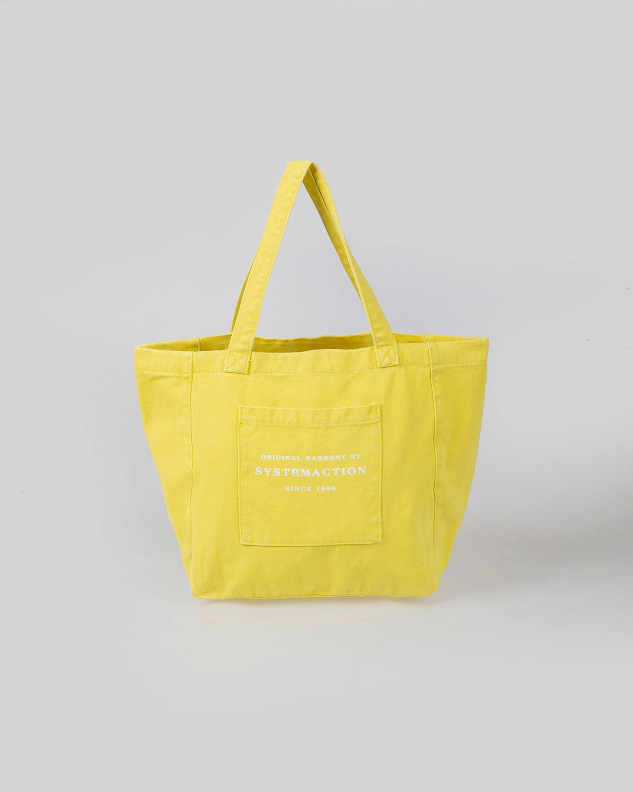 Bolso de algodón efecto lavado