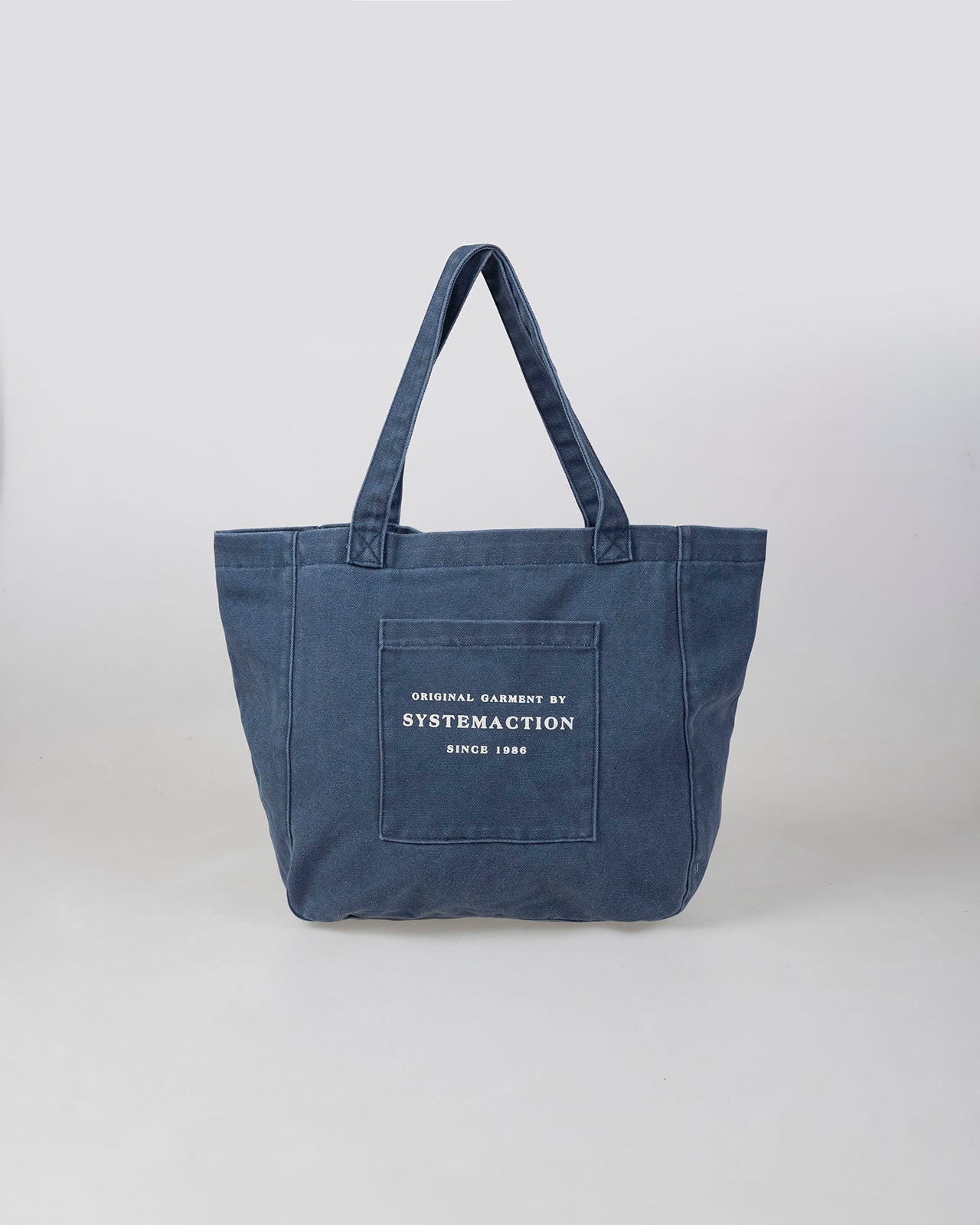 Bolso de algodón efecto lavado