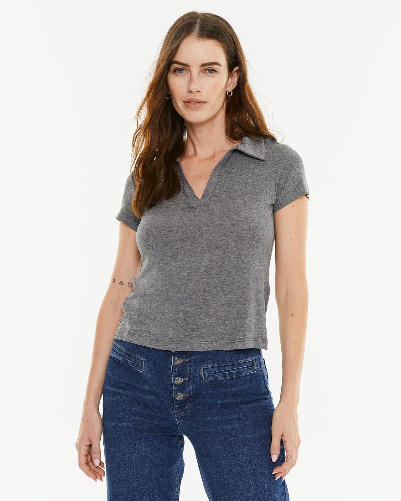 Camiseta escote polo