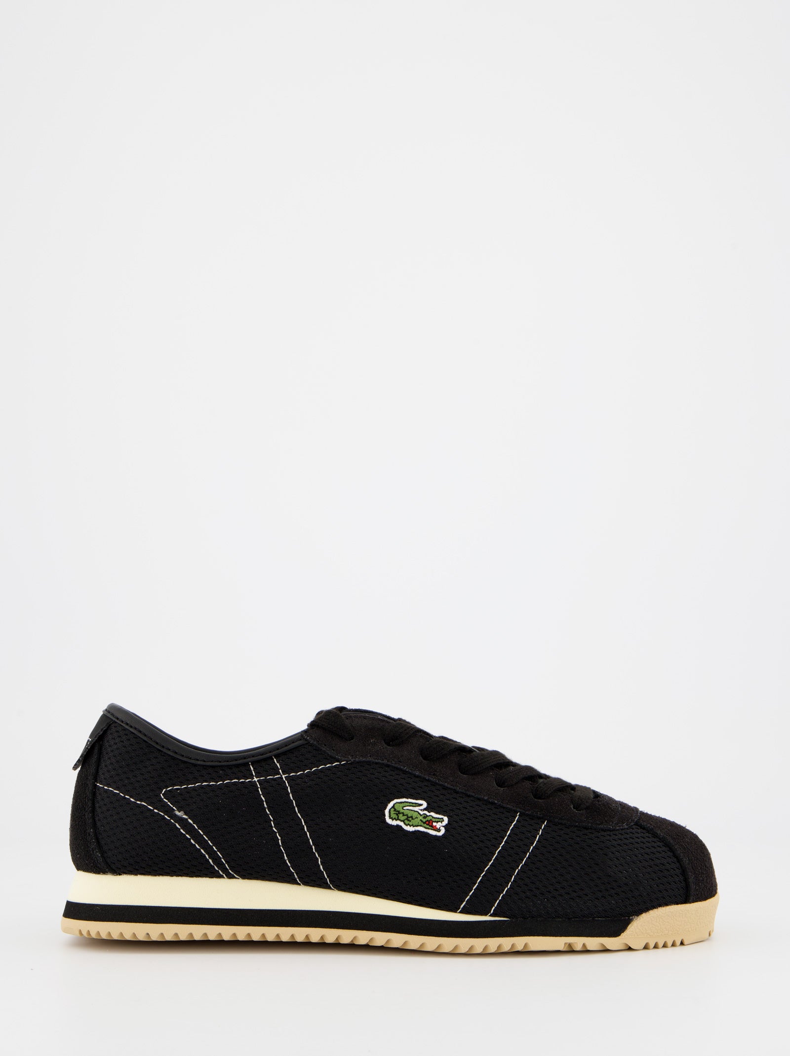 Zapatillas de ante y malla Lacoste Club Low