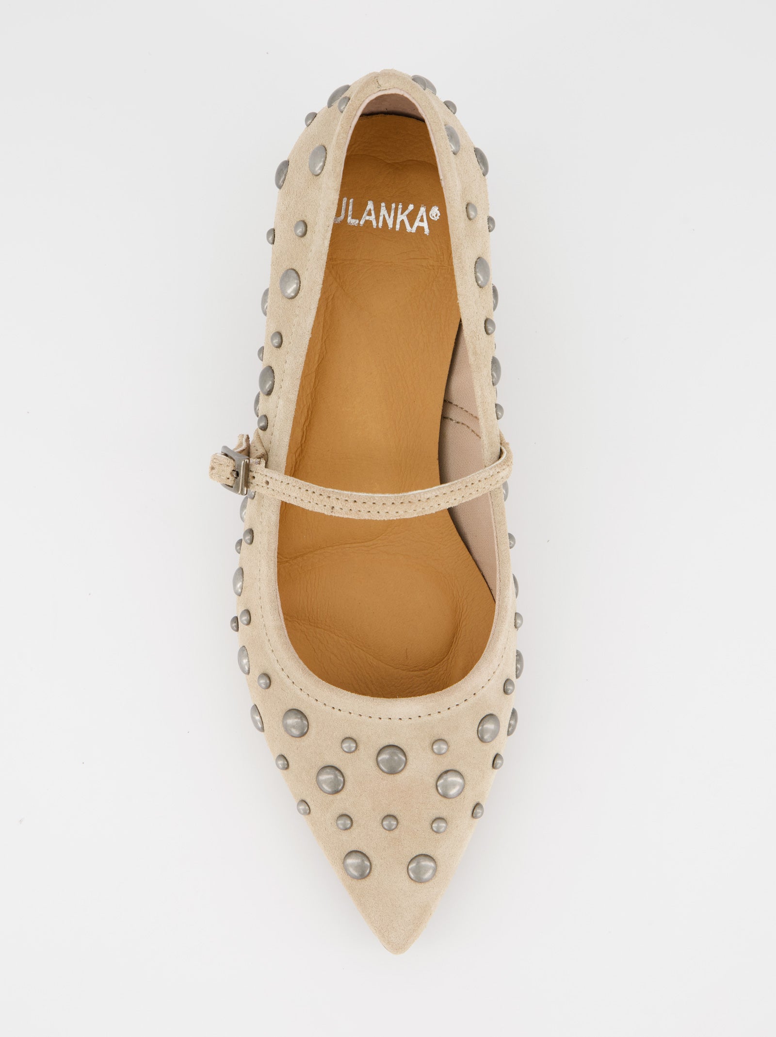 Zapatos de tacón bajo con tachuelas - Millena