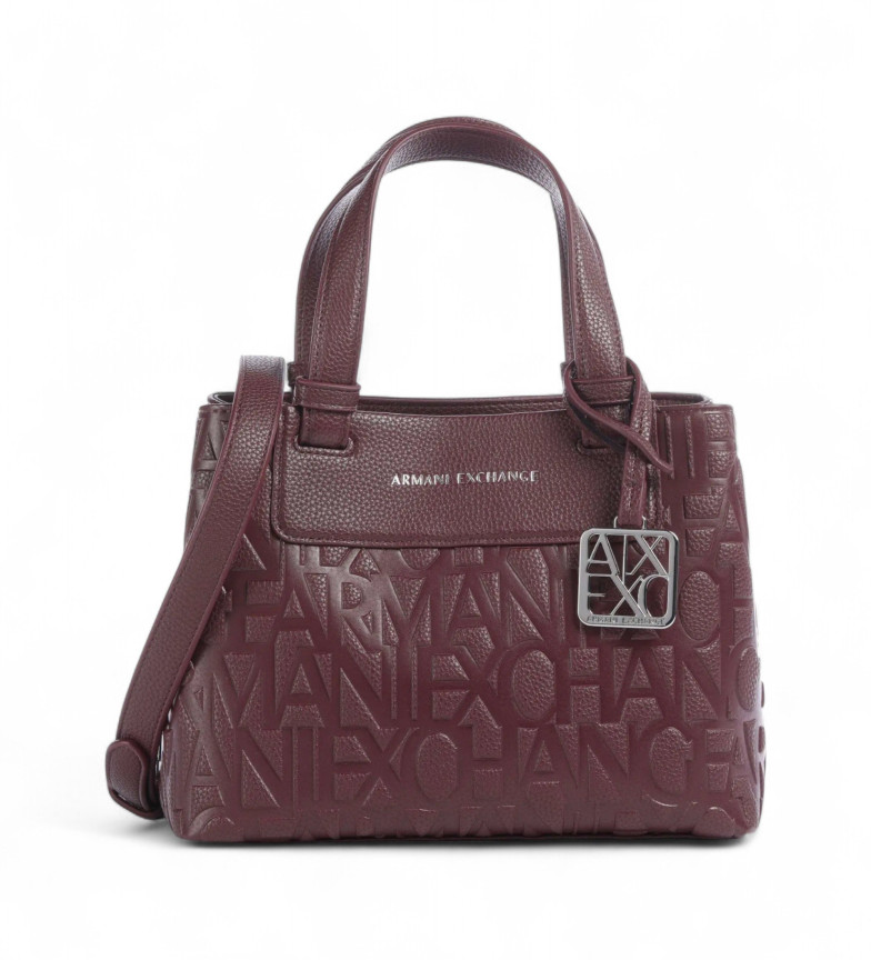 Armani Exchange Bolso mini shopper granate