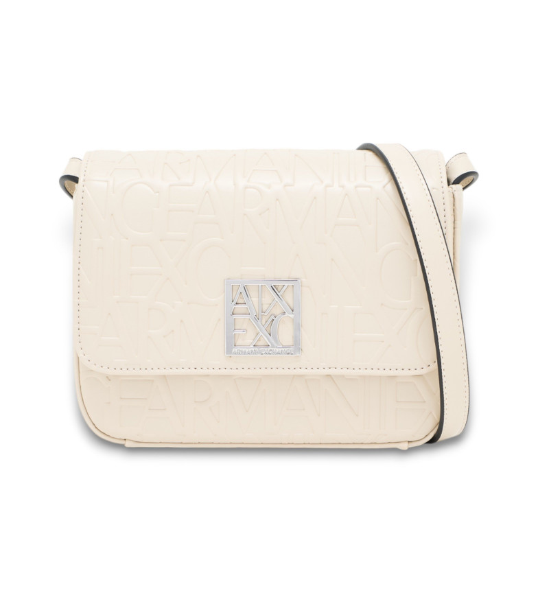 Armani Exchange Bolso de hombro beige