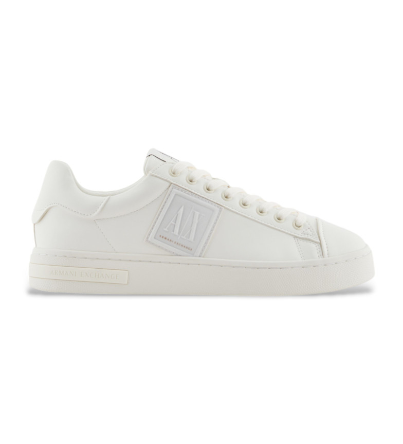 Armani Exchange Zapatillas de piel English blanco