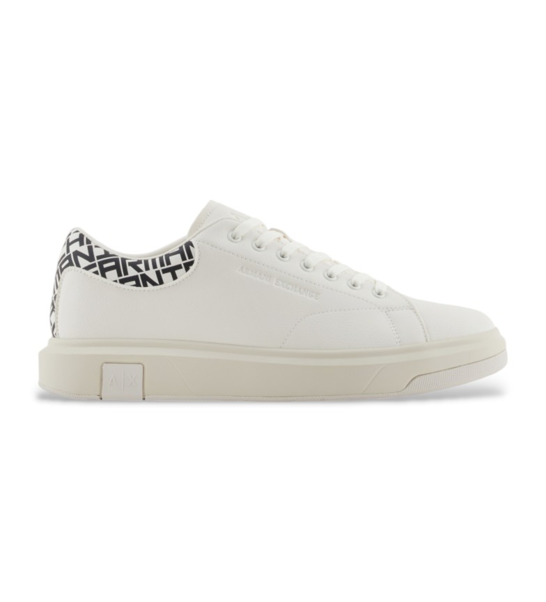 Armani Exchange Zapatillas con detalles personalizados blanco