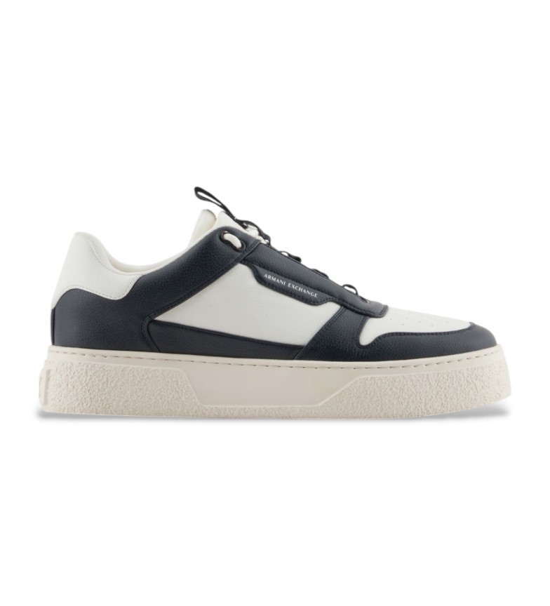 Armani Exchange Zapatillas Enlgish blanco, negro