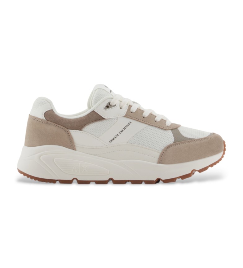 Armani Exchange Zapatillas con tecnología EVA blanco, taupe