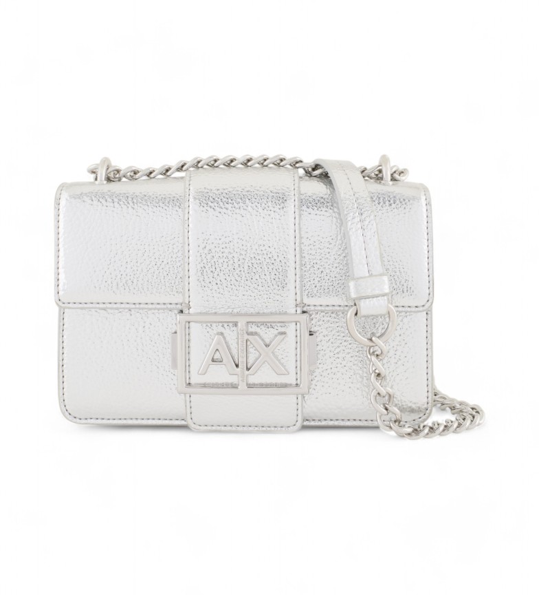 Armani Exchange Bolso Jodie plateado