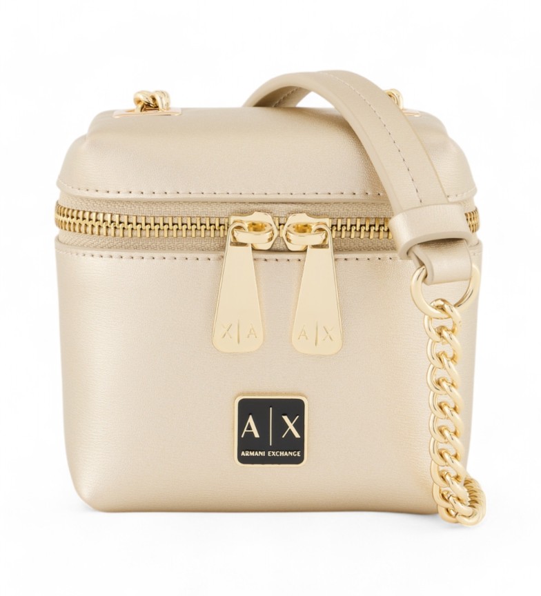 Armani Exchange Bolso mini dorado