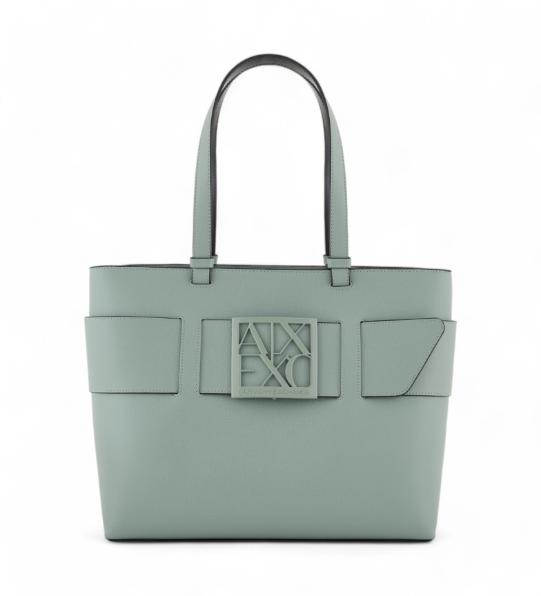 Armani Exchange Bolso shopper verde