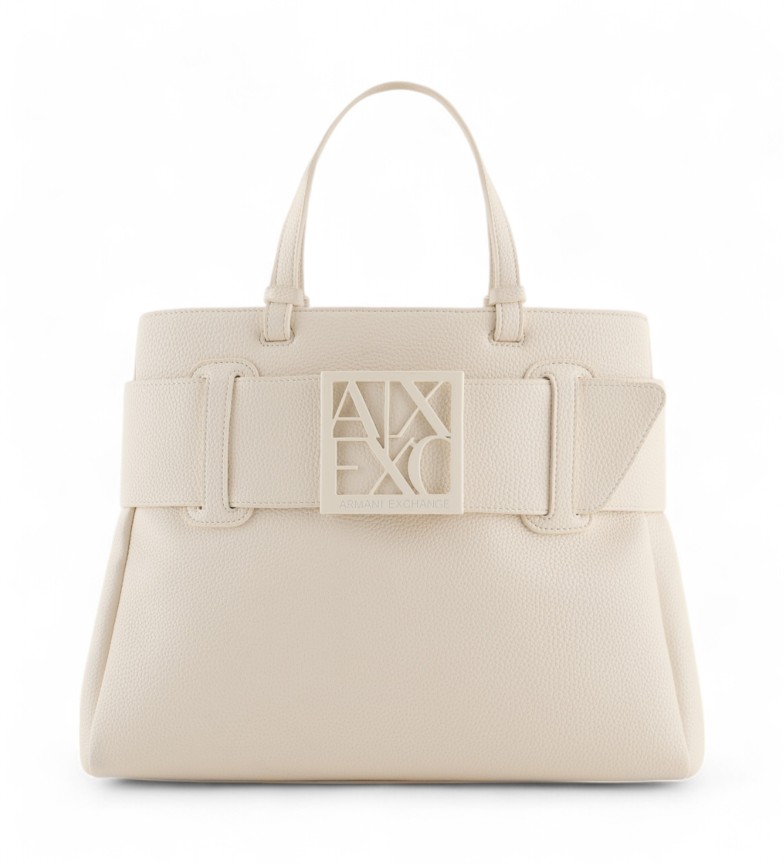 Armani Exchange Bolso shopping blanco
