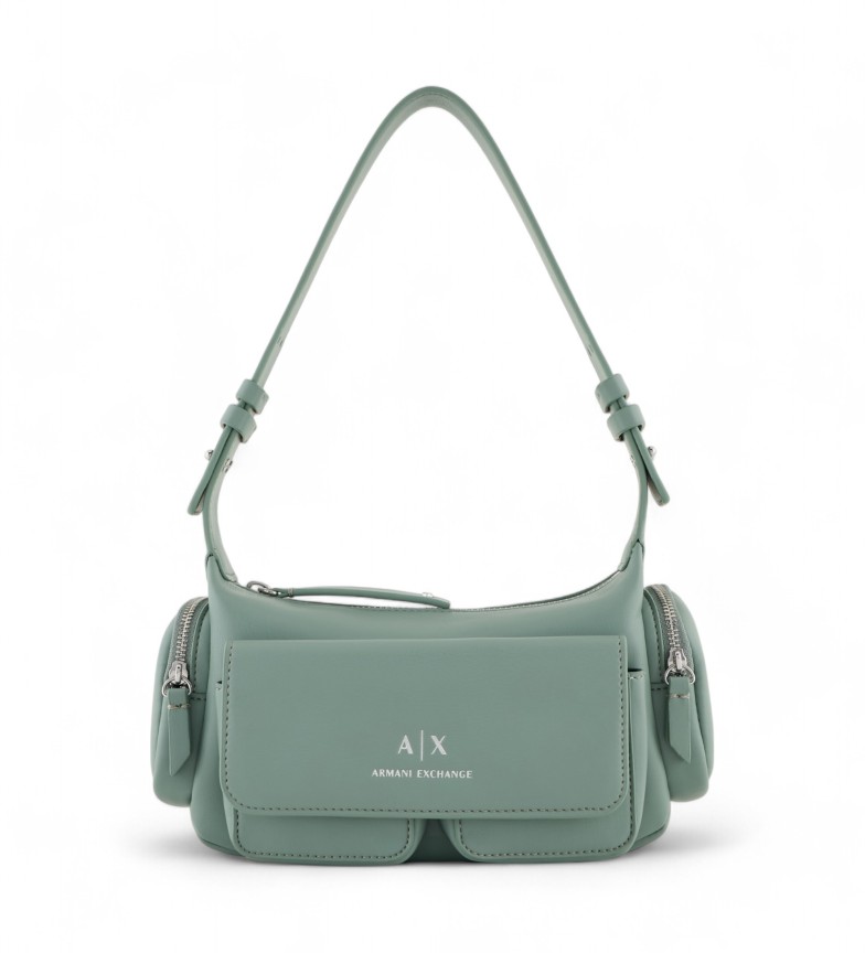 Armani Exchange Bolso de hombro verde