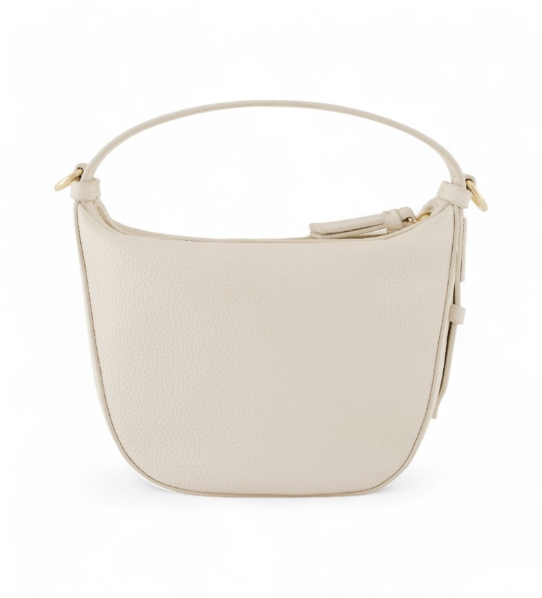 Armani Exchange Bolso de hombro blanco roto