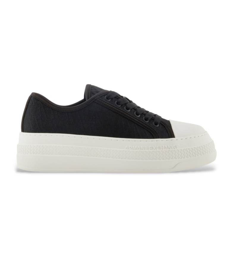 Armani Exchange Zapatillas con plataforma negro