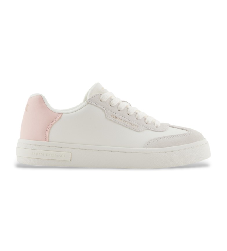 Armani Exchange Zapatillas contraste blanco