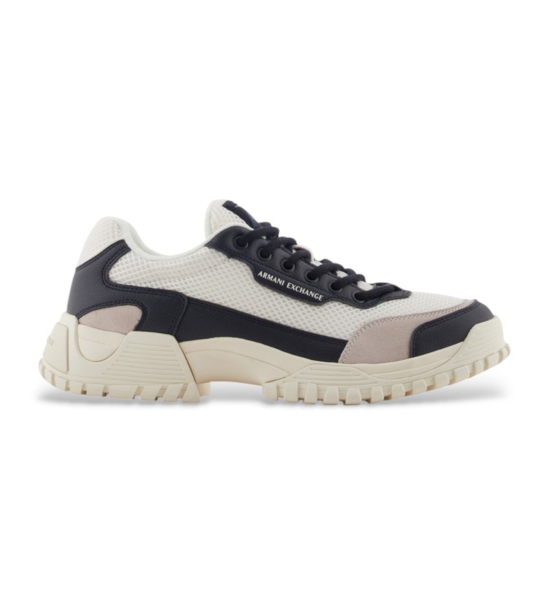 Armani Exchange Zapatillas Bicolor blanco