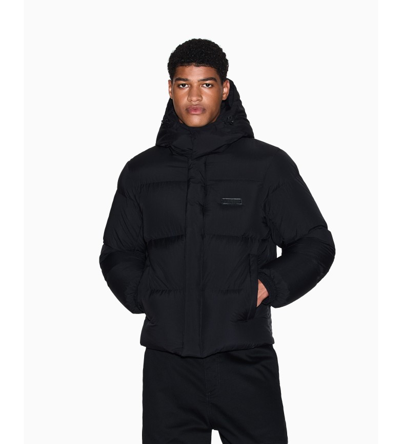 Armani Exchange Abrigo Design negro