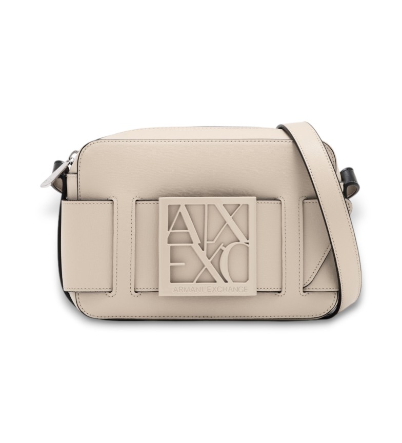 Armani Exchange Bolso bandolera beige